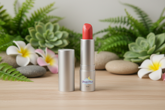 "dream kiss" natural vegan lipstick (coral)
