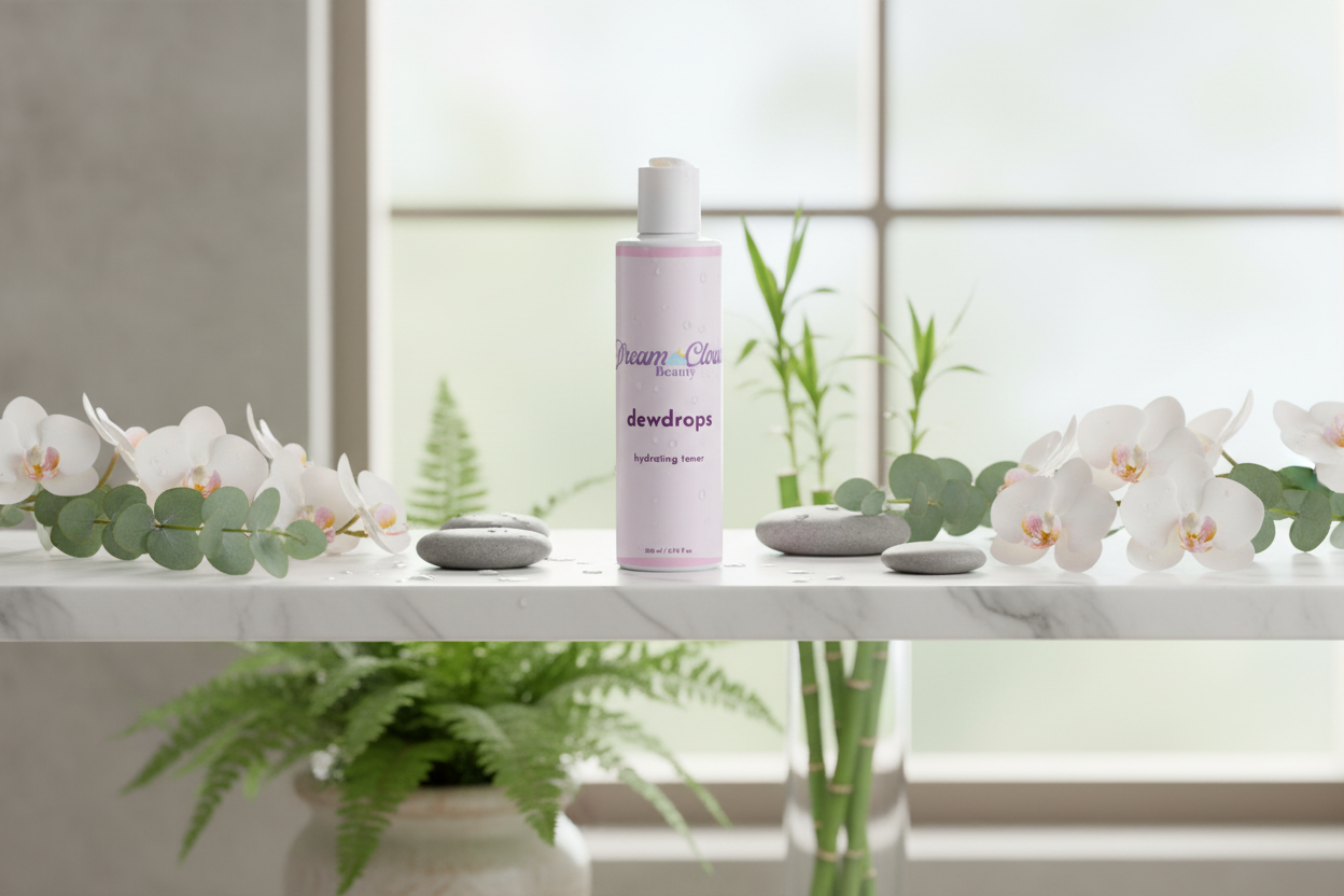 "dewdrops" hydrating toner
