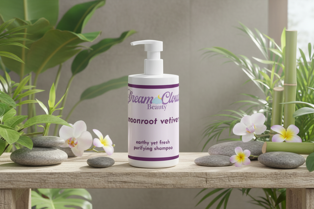 "moonroot vetiver" purifying shampoo