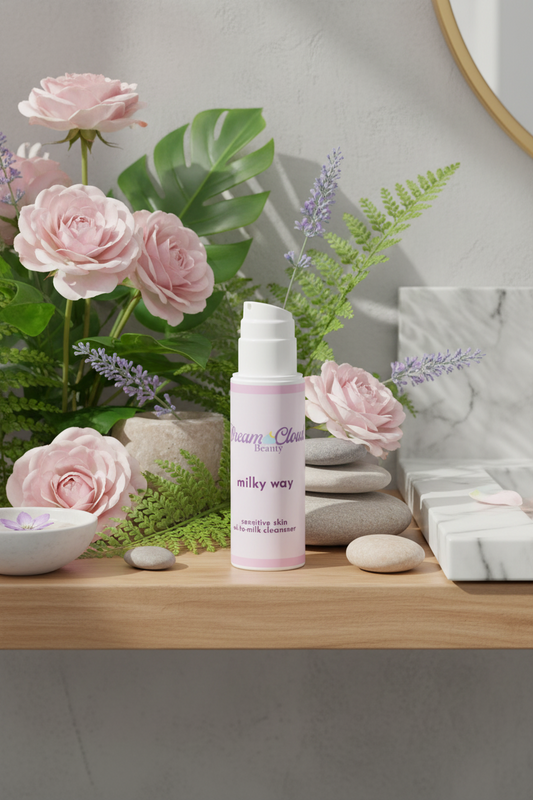 "milky way" sensitive skin oil-to-milk cleanser