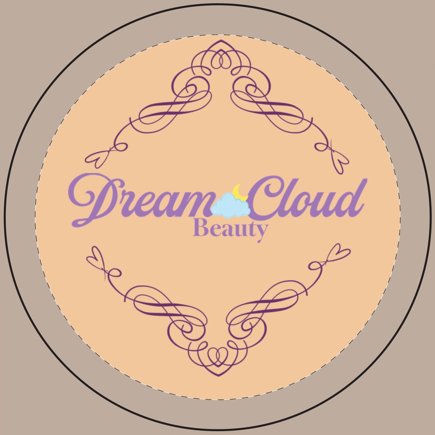 Dream Cloud Beauty Colored Jar Scented Soy Candle