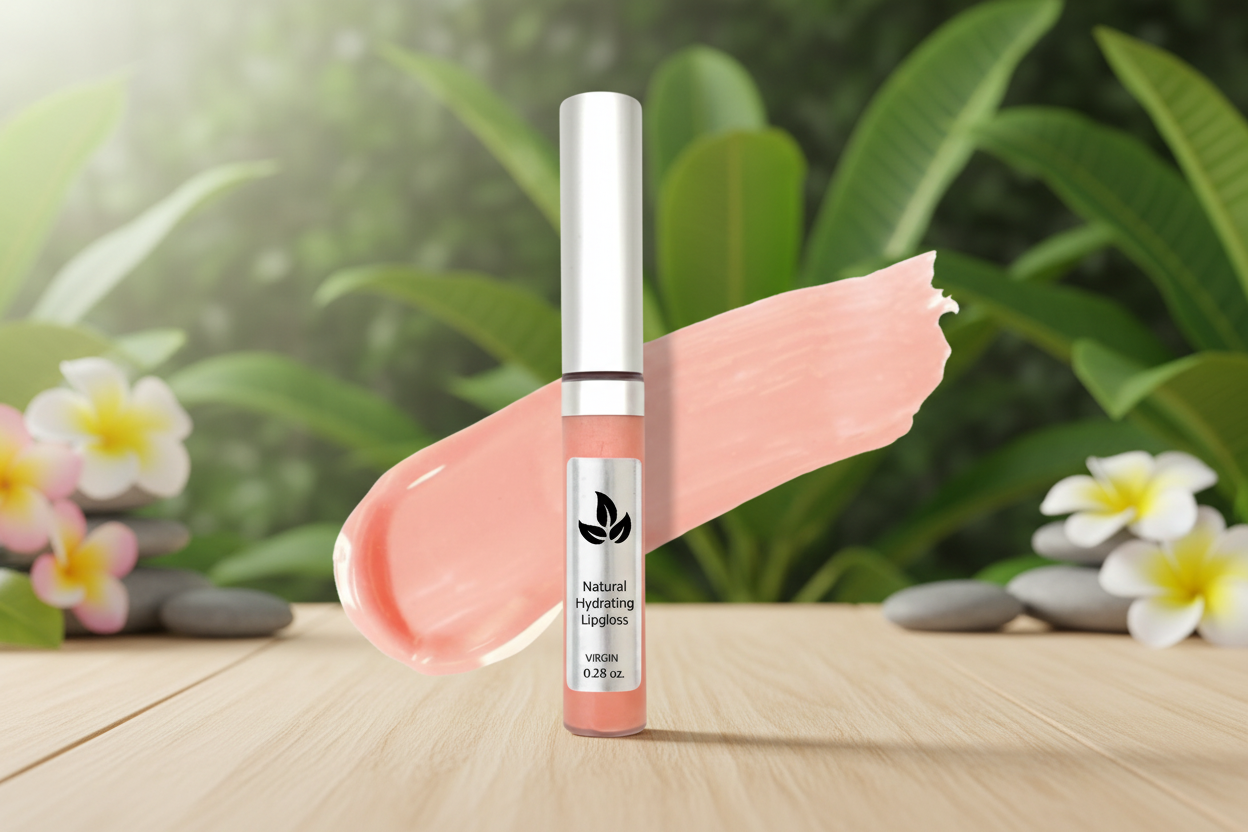 "moon glow" natural hydrating lipgloss (virgin)