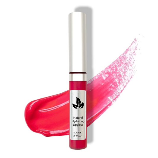 Natural Hydrating Lipgloss (SCARLET) (8g, 0.28oz.)-0