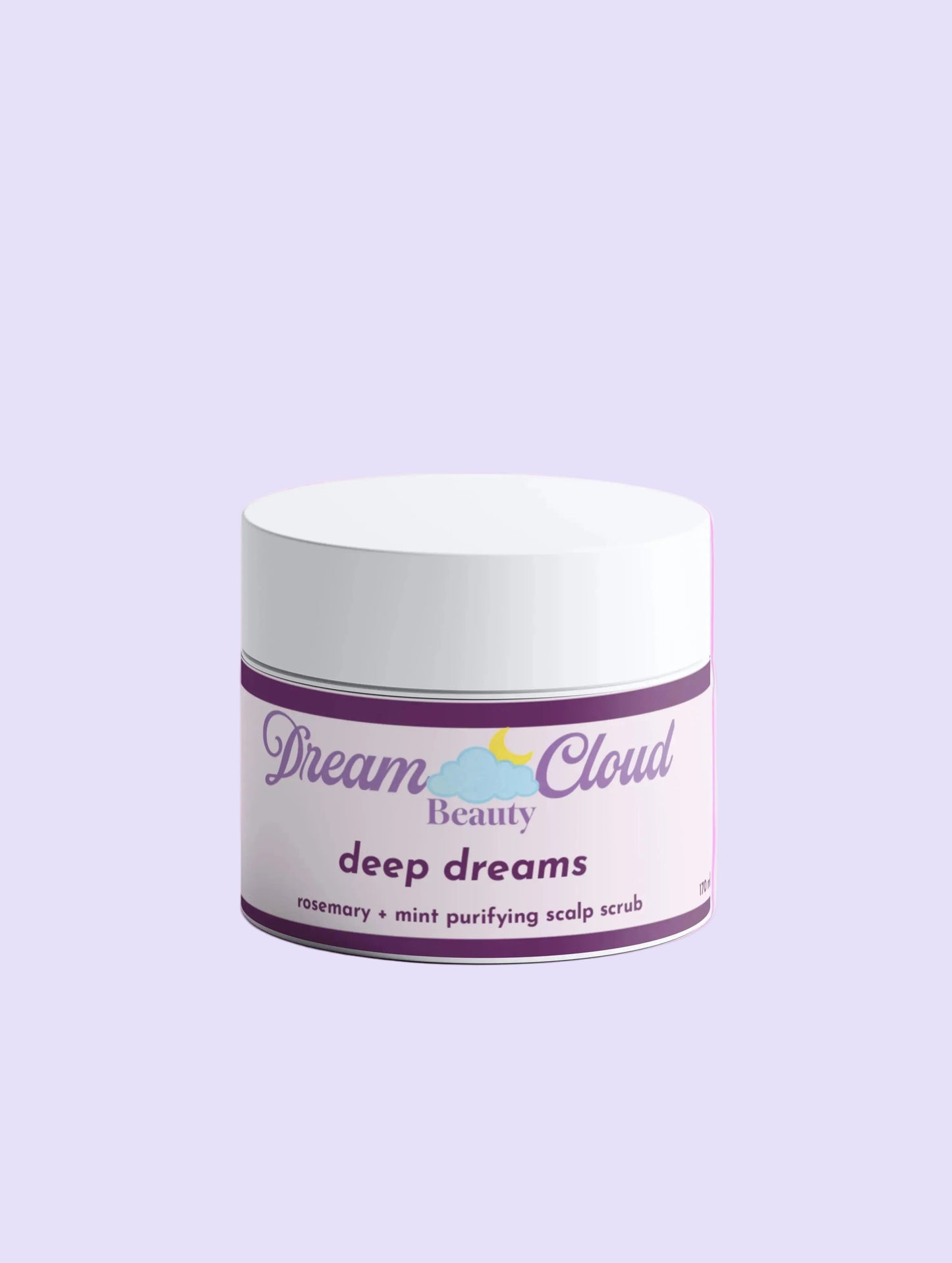 "deep dreams" rosemary + mint purifying scalp scrub