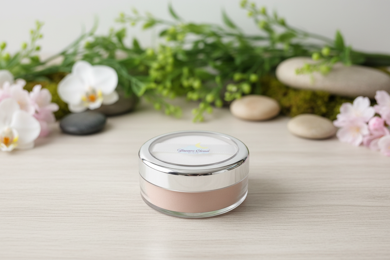 "bare cloud" mineral powder foundation (peach)