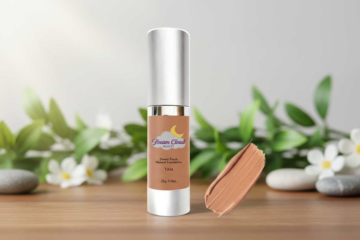 "dream finish" natural foundation (tan)