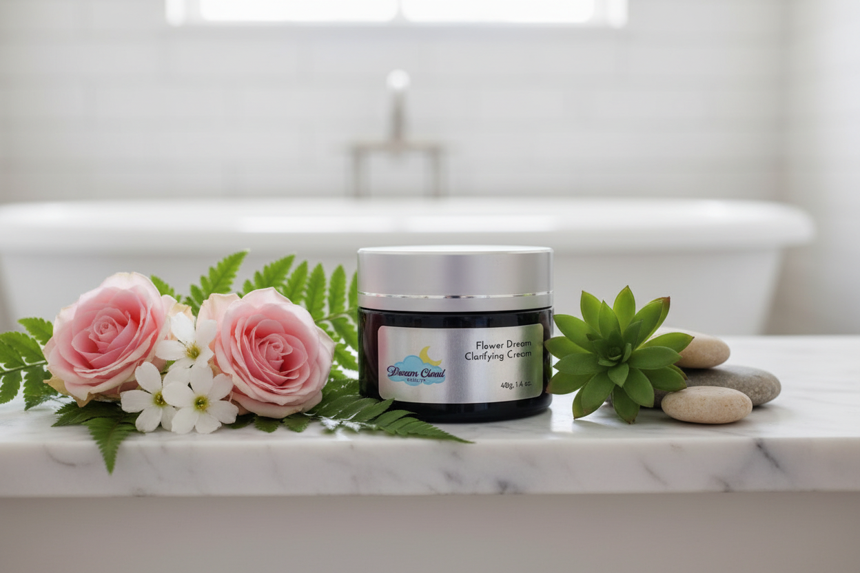 "flower dream" rose water clarifying cream