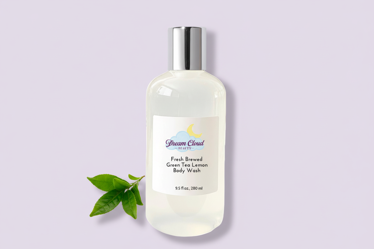 "fresh brewed" green tea lemon body wash
