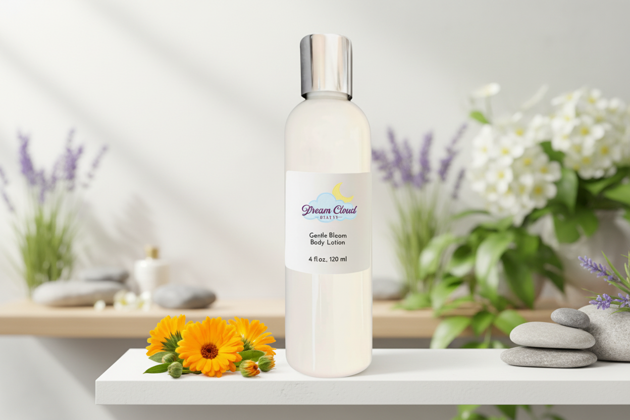 "gentle bloom" body lotion