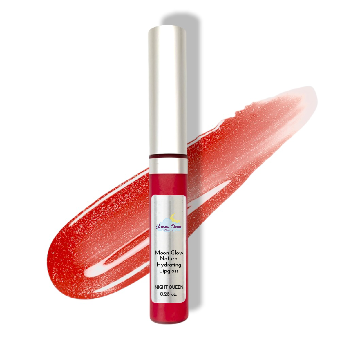 "moon glow" natural hydrating lipgloss (night queen)