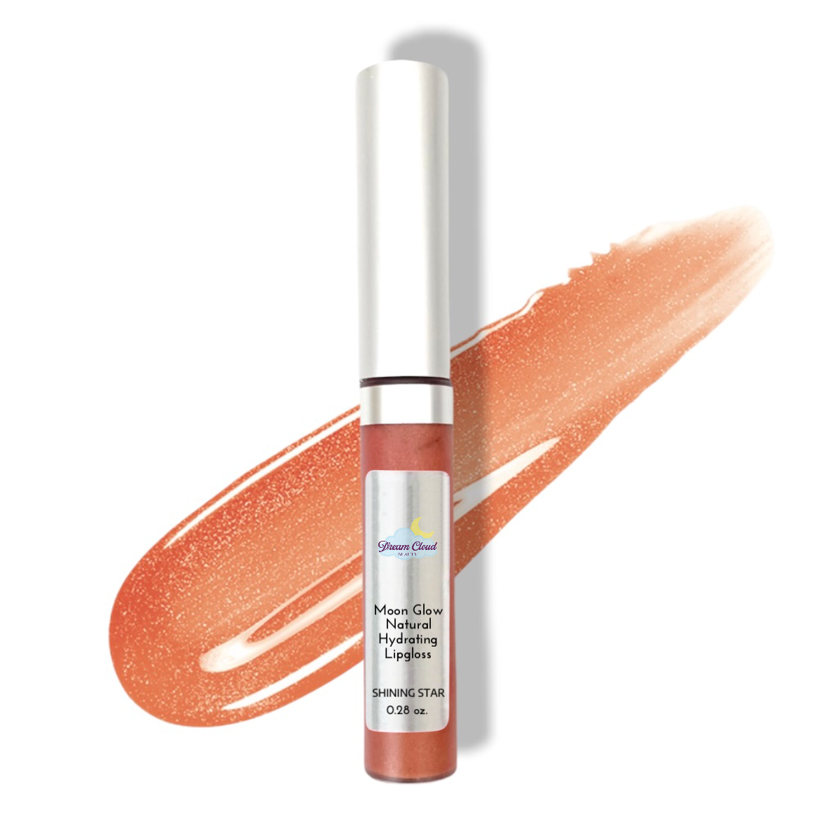 "moon glow" natural hydrating lipgloss (shining star)