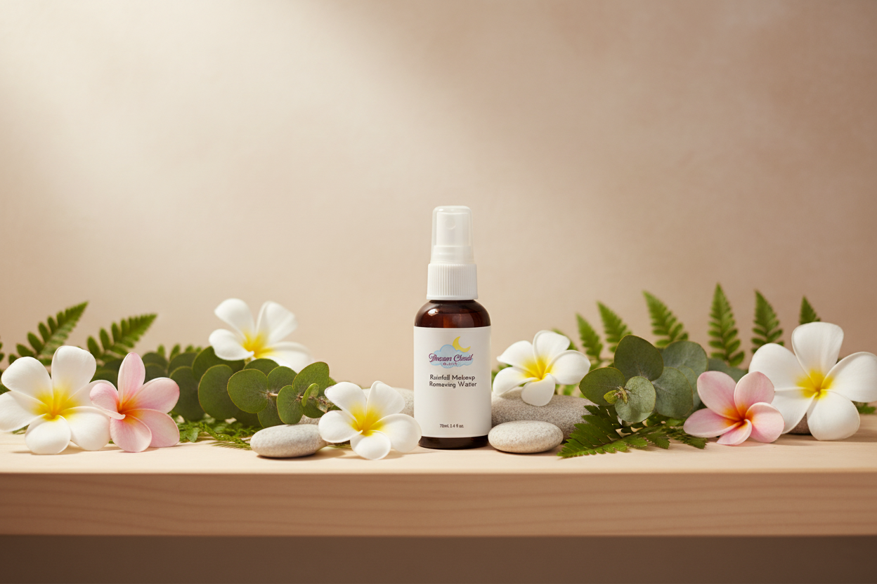 "rainfall" makeup removing water