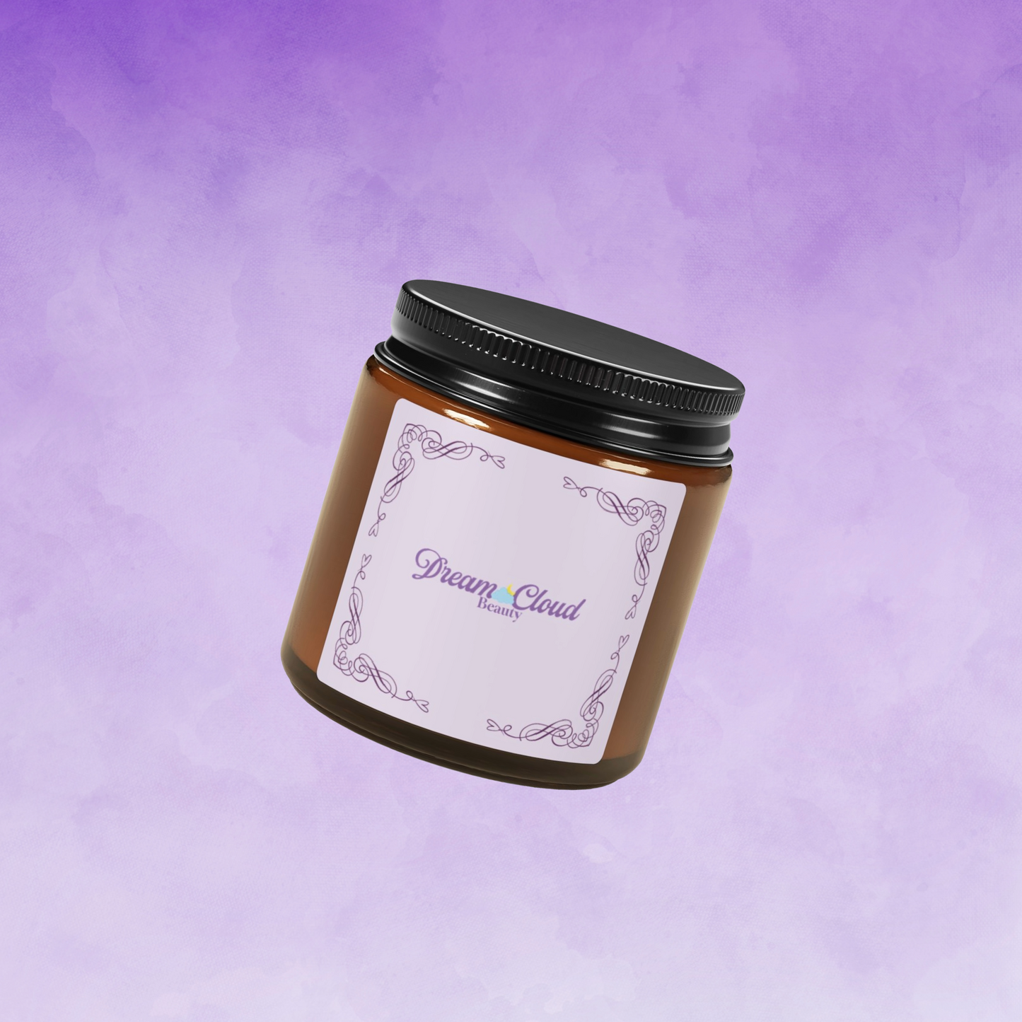 Scented Soy Candle (Multi-Size, Amber Jar)