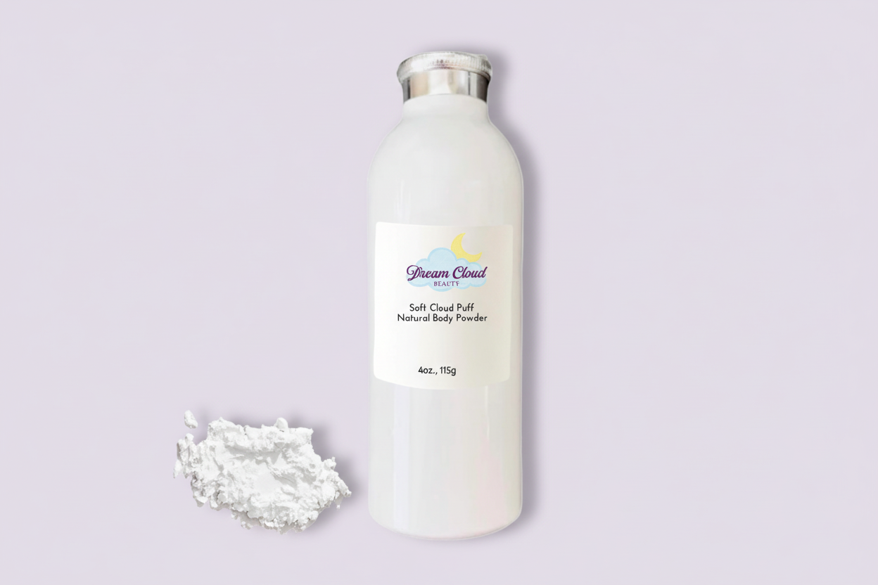 "soft cloud puff" natural baby powder