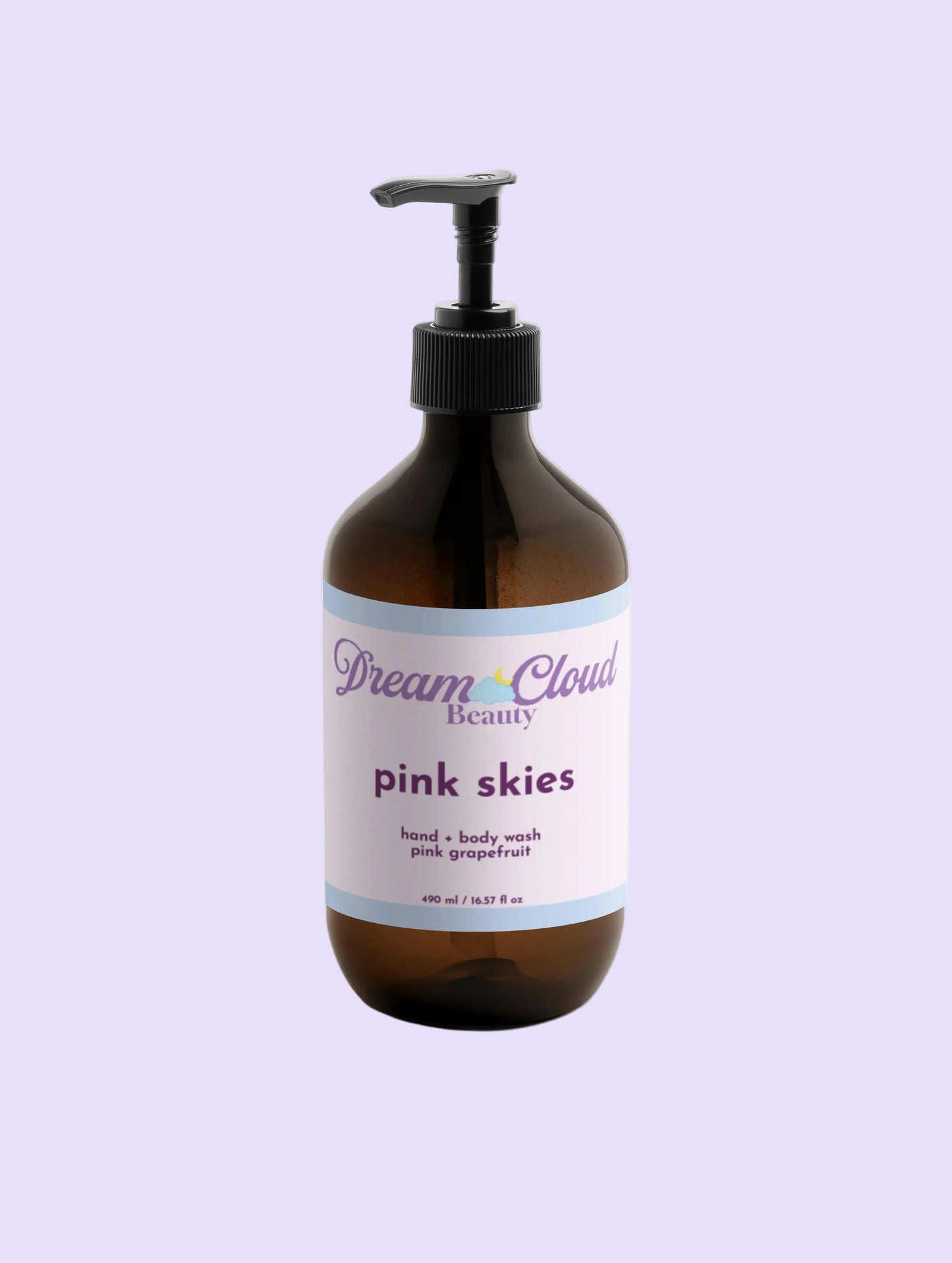 "pink skies" hand + body wash, pink grapefruit
