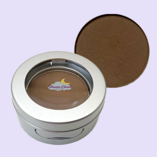 "moon dust" natural pressed eyeshadow (chocolate)
