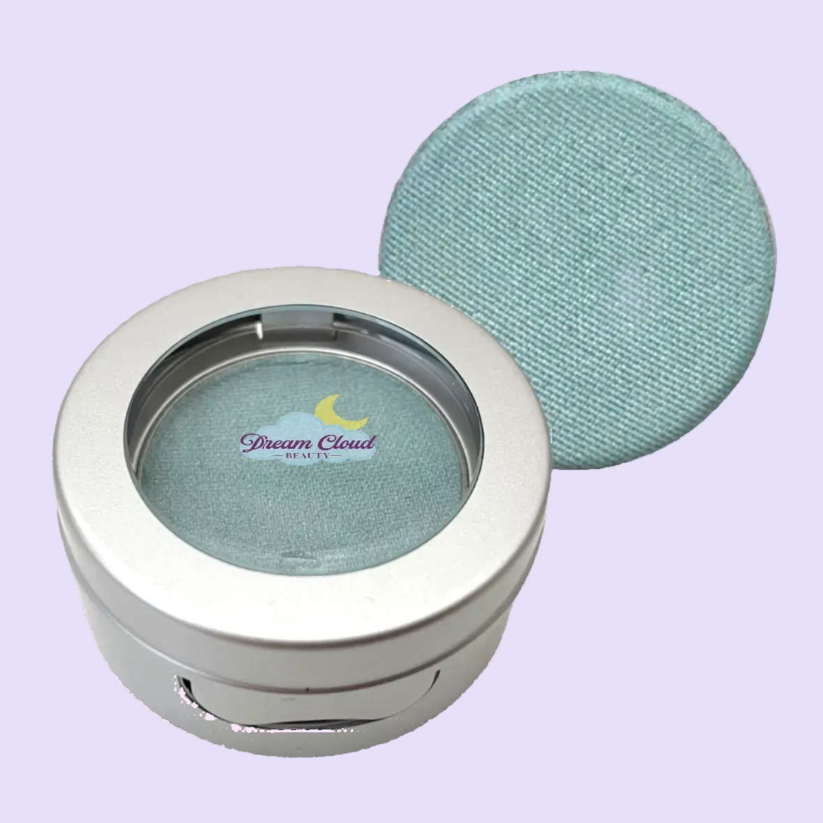 "moon dust" natural pressed eyeshadow (teal)