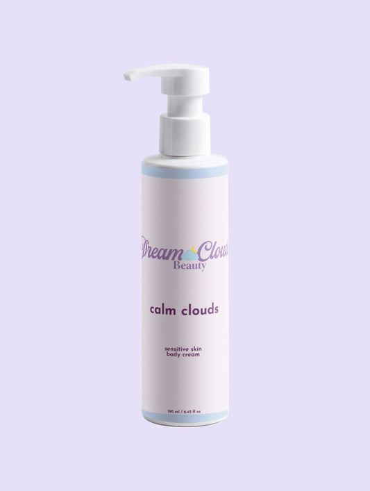 "calm clouds" sensitive skin body cream