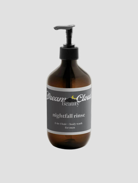 "nightfall rinse" 2-in-1 hair + body wash for men