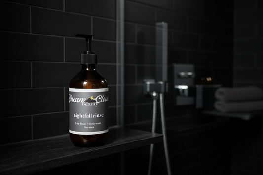 "nightfall rinse" 2-in-1 hair + body wash for men