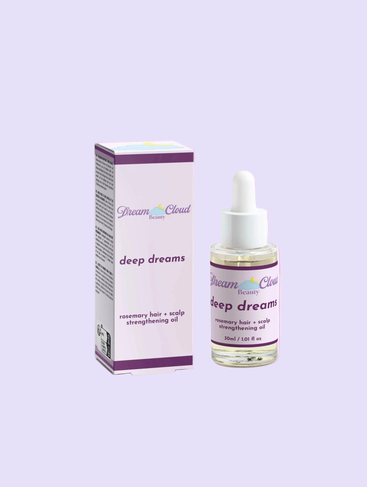 "deep dreams" rosemary hair + scalp strengthening oil