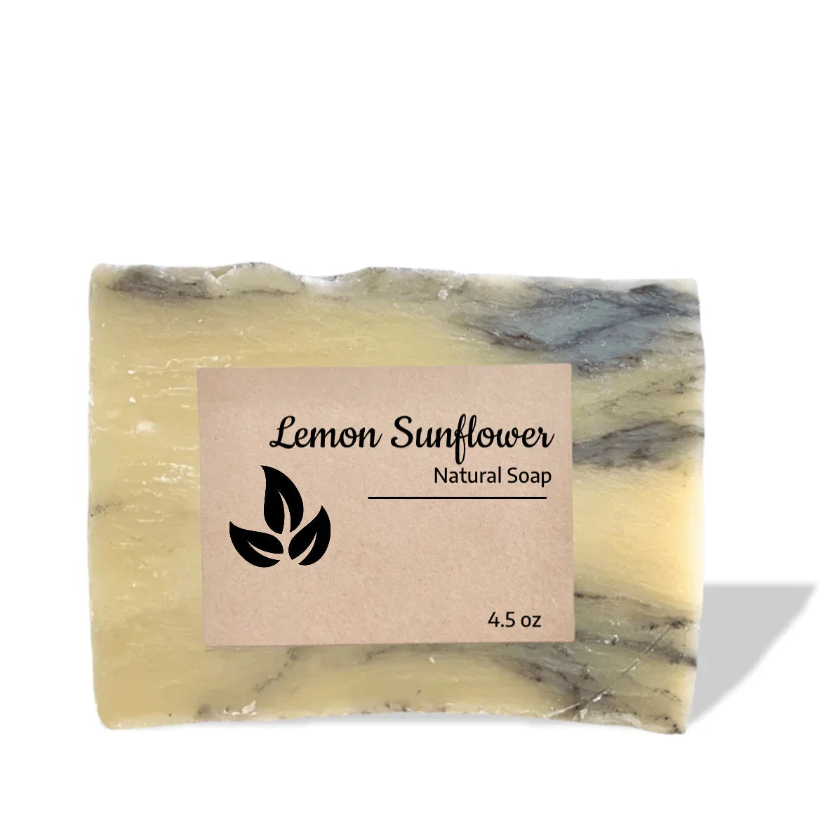 Lemon Sunflower Natural Soap (4.5 oz.)-0