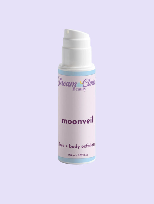 "moonveil" face + body exfoliator