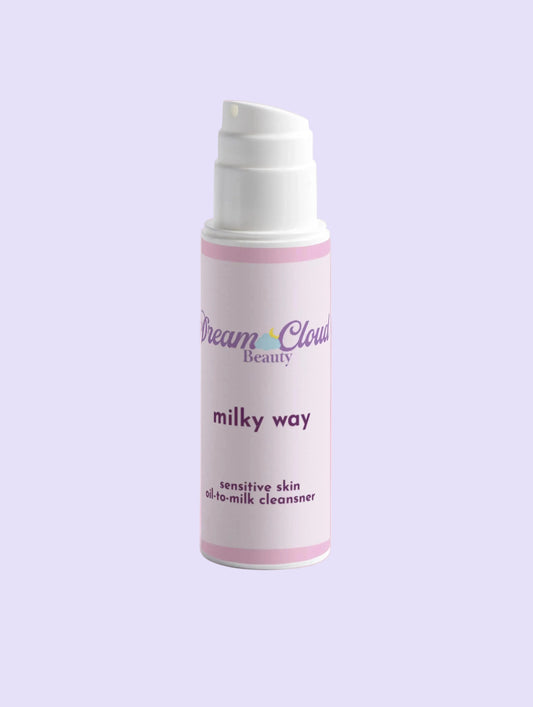 "milky way" sensitive skin oil-to-milk cleanser
